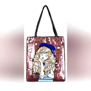 🆕️Helen's Heart Sequined ladies casual purse NWT